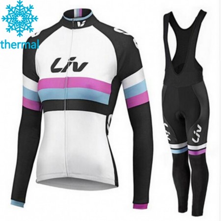 Tenue Maillot M/L + Collant à Bretelles 2015 CCC Liv Femme Hiver Thermal Fleece N002